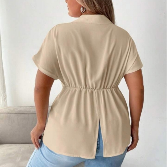 Shein Twisted Front Blouse 👚 - Picture 1 of 7